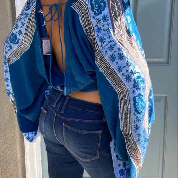 Free People embroidered top - Picture 3 of 7